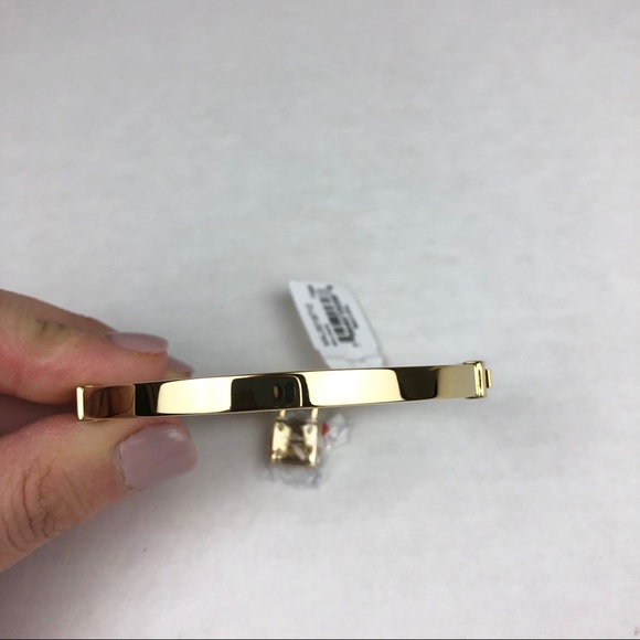 Michael Kors Gold Padlock Charm Bangle - Picture 5 of 7